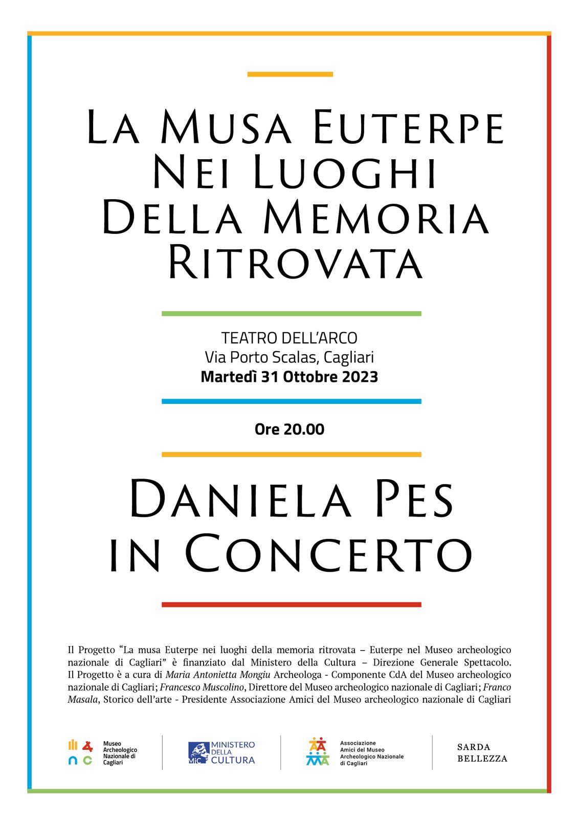 La musa Euterpe nei luoghi della memoria ritrovata -31 ottobre